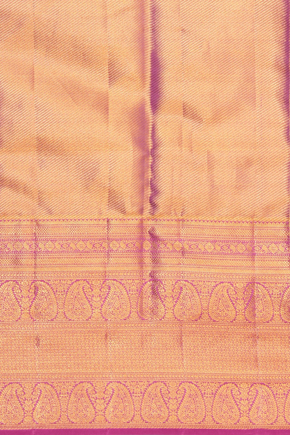 Image of Kanchipattu Tissue Brocade Gold Saree